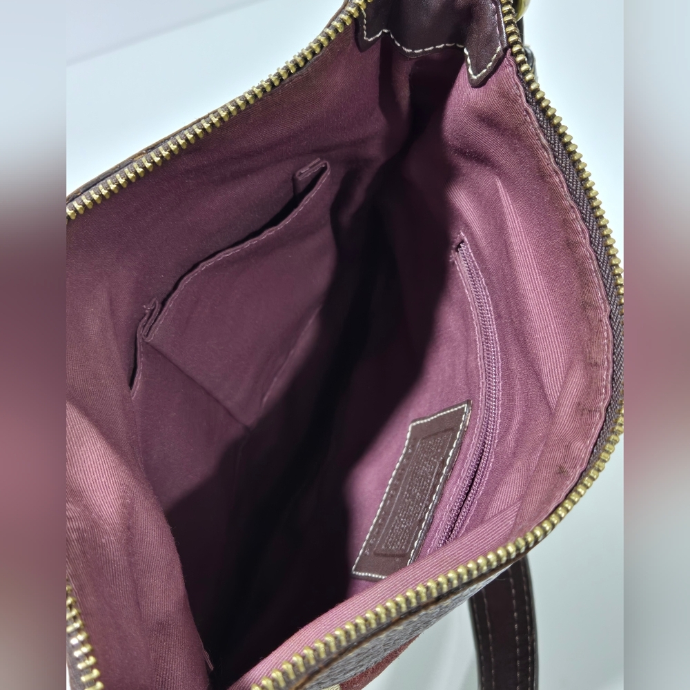 COACH Signature Patchwork Limted Edition Shoulder Crossbody Bag Purse 10435 - Picture 3 of 16